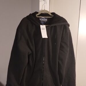 NWT Men's Hooded Sherpa Lined Jacket